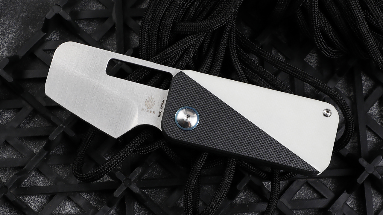 Amazon.com: Kizer Walnut Tai Chi Safe Daily Knife, Black and White